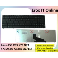 Asus X53 X53B X53S X53SU A53T X53T V118502AS1 Keyboard