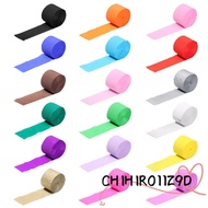 CHIHIRO11Z9D 1 Roll Crepe Paper Streamers Colored Party Supplies Baby Shower Decoration Wedding Deco