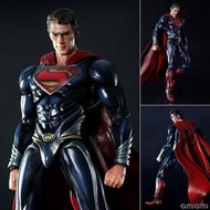 @玩具屋@現貨 特價  Play Arts改  Superman 鋼鐵英雄 超人 可動塗裝完成品