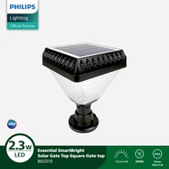 Philips Lampu LED Taman SmartBright Solar Gate Top Square Kuning