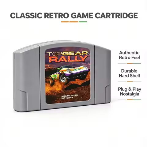 Link 011 For N64 Game Top Gear Rally 1 2 Cartridge USA NTSC & EUR PAL Version for Nintendo 64 Consol