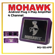 Mohawk Audiobank 4 Channel Plug and Play Power Amplifier for Car Android Player Android Amp