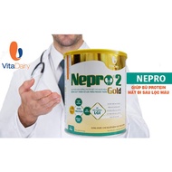 Nepro 2 GOLD POWDER MILK. Specialized nutritional product for people with kidney failure with extern