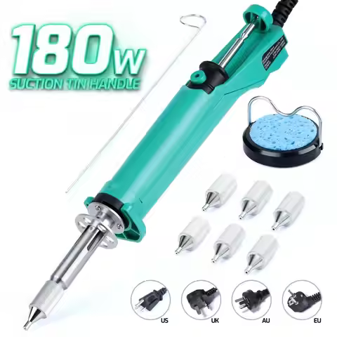 180W Desoldering Suction Tin YIHUA 929D-VI Electric Desoldering Iron Soldering Sucker Pen 929D-V Sol