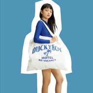 DUCKYBOY PILLOW TOTE - MOTEL NO VACANCY กระเป๋าผ้า คอตตอน (มี4สี)