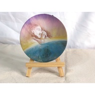 Pick Up|Hand-Painted Ceramic Absorbent Coaster [Xiaoyuer Bookstore] Coaster|Ceramic Coaster|Absorben