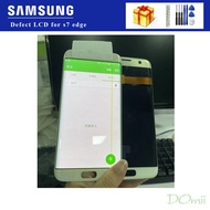 AMOLED LCD สำหรับ Samsung Galaxy S7 Edge G935 G935F จอแสดงผล Touch Screen Digitizer Band Line Displa