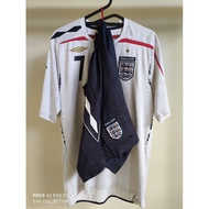 ENGLAND EURO 2028 BECKHAM JERSEY 1 SET PANTS (L) ORIGINAL FOOTBALL SHIRT RARE RARE VINTAGE OLD SHIRT