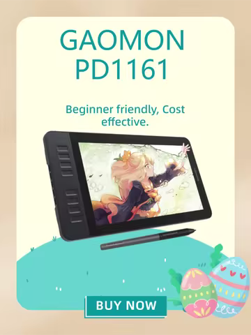11.6 Inch Screen Gaomon PD1161 Graphics Tablet Drawing Pen Display AG Protect Film Portable Monitor 