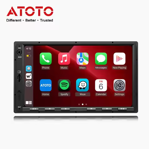 ATOTO 7 inch 2Din Car Radio Bluetooth CarPlay Screen Android Auto Head Unit Double 2 Din Car Stereo 