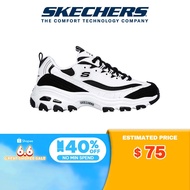 Skechers Women Sport D'Lites 1.0 Shoes - 13148-WBK
