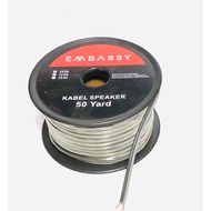 Embassy 16 GA 2x30 - 12 GA 2x50 - 10 GA 2x120 Speaker Audio Cable Per Meter