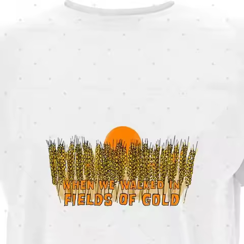 2026 men T-Shirt Hoodie Hand Drawn Comic style Fields of Gold – Sting Pop Mod Reggae Irish Rock Unis