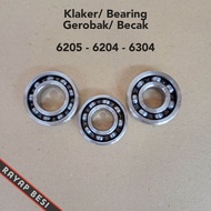 Klaker roda Becak/Gerobak 6205 6204 6304 Kondisi bearing/klaker bekas (Bagus &amp; Kuat)