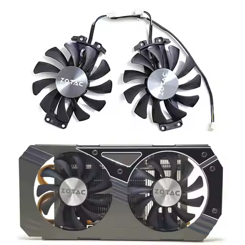 2pcs/lot GA81S2U 12V 0.38A 75mm 4Pin GTX 960 Apistek Cooler Fan For ZOTAC GTX960 4G PCI-EDC Graphics