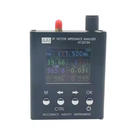 New 137.5MHz - 2.7GHz English Version N1201SA UV RF Vector Impedance ANT SWR Meter Tester Antenna An