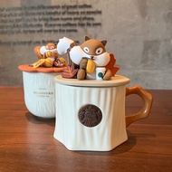 Starbucks Mid Autumn Squirrel series Ceramic Mug (390ml)