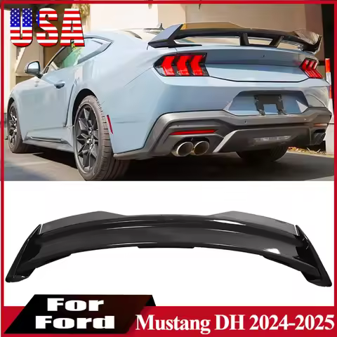 Rear Spoiler Wing For Ford Mustang EcoBoost/Dark Horse/GT/ S650 2024-2025 Rear Trunk Spoiler Wing + 