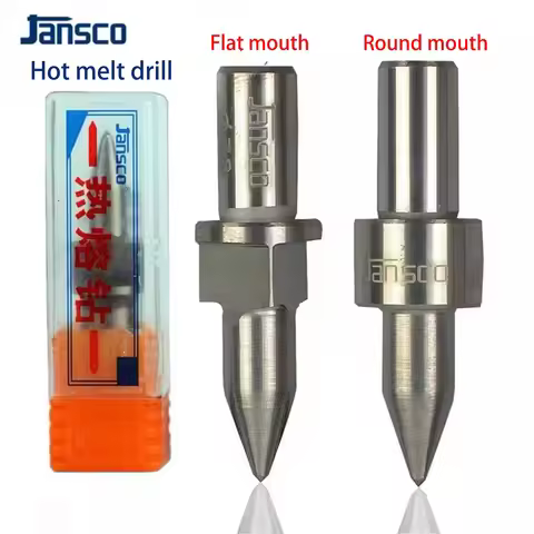 Hot Melt Drill Bit Tungsten Steel Alloy Tensile Drill Bit M3 M4 M5 M6 M8 M10 M12 Flat And Round Mout