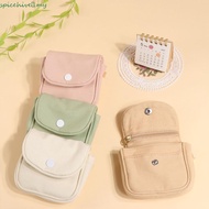 SPICEHIVE​ Student Simplicity Wallet, Canvas Key Case Mini Portable Coin Purse, Small Lipstick Bag C