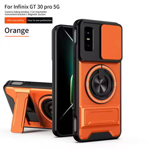 For Infinix GT 30 Pro Case Infinix GT 30 Cover Infinix GT 30 Phone Case Magnetic Holder Military Arm