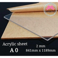 Acrylic sheet size A0 (5 pcs)