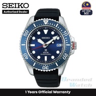 [Official Warranty] Seiko SNE593P1 Men's Prospex Solar Power Diver's 200M Blue Dial Black Silicone W