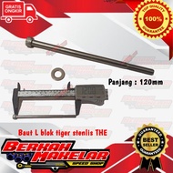 Bolt L stenlies block Block Tiger THE A2-70 120mm bolt L block