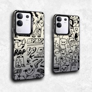 RN69 Doodle Grafitti Case Vivo series Compatible for Vivo Y29 4G Y19S V50 V40 V50 Lite V40 Lite Iqoo