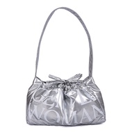 Women Dumpling Bag Casual Shoulder Bag Puffy Sling Bag Drawstring Crossbody Hobo Bag Puffer Handle B