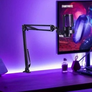 Mikrofon Condenser USB Game Noise Reduction Live RGB Boom Stand