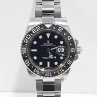 ROLEX 勞力士 116710LN GMT-Masterll 2017/04卡 黑陶瓷圈 黑面綠針 大眾當舖A1016