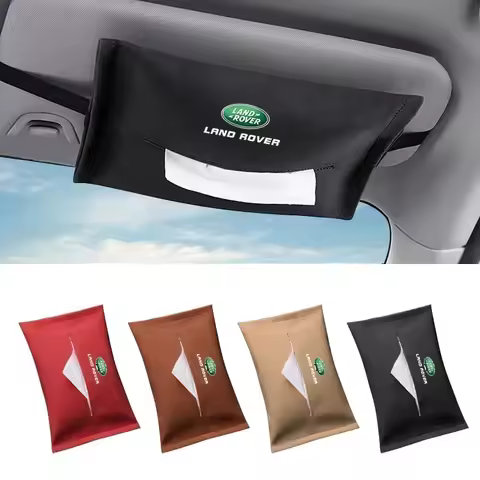 Car New Tissue Box Container Home Towel Napkin Papers Bag For Land Rover Discovery 3 4 R4 LR2 Range 