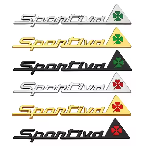 Metal Car Side Window Sticker Accessories for Alfa Romeo Alfa Romeo 159 156 147 4C Giulia Stelvio Gi