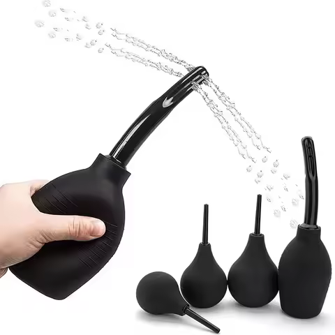 Bidet Cleaner Portable Rectal Medical Enema Irrigator Enema Bulb Large Capacity Enema Ball Anus Clea