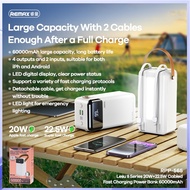 [SG Local Stock] 60000mah Power Banks Remax RPP-173 Hunergy Series Multi-compatible Fast Charging 22
