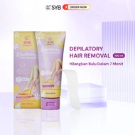 SYB COSMETIC DEPILATORY HAIR REMOVAL 100gr PRACTICAL AND FAST IN 7 MINUTES