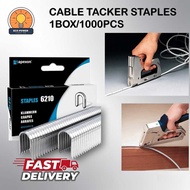 Apexon Cable Tracker Staples U-Shaped Clips 1Box 1000pcs for AT-762B Staple Gun