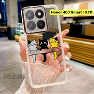 Casing Honor 400 Smart 5G Case Honor X7D X7 d Casing Soft Shockproof Carton Clear Back Cover