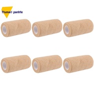 6 Packs  Self Adhesive Cohesive Bandage, 10X450cm, Self Adherent Wrap, Non Woven Bandage Wrap