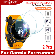 กระจก 2.5D - แบบสูญญากาศ นาฬิกา For Garmin Forerunner 245 245M smart watch ฟิล์มกันรอย กระจกนิรภัย เต็มจอ For Garmin 935 945 45 - Screen Protector Tempered Glass fo