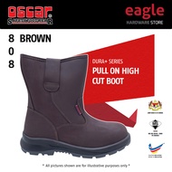 Oscar 808 Pull On High Cut Boot Safety Shoe, Brown