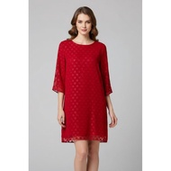 CHEVAL - Helena Dress - Maroon