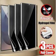 3pcs Anti-Peeping 3D Curved Hydrogel Film Anti-Explosion Anti-Scratch Anti-Peeping Film Suitable For