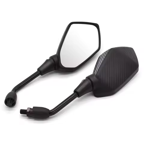 Motorcycle Mirror Side Convex Mirror 8mm 10mm Carbon Fiber Universial for Kawasaki Ninja GPZ500 EX50