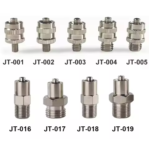 Universal Threaded Luer Lock Coupler: Converts M5/M6/M8 to G1/4/G1/8 for Quick-Connect Systems
