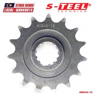 S-TEEL Front Spocket 525 - 15T / Motorcycle for KAWASAKI