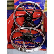 SPORT RIM FOR YAMAHA Y125 BLACK 6 BATANG
