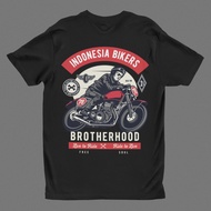 Kaos Vintage Retro Classic Indonesian Motor Bikers Brotherhood