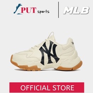 [ของแท้💯/พร้อมส่ง]MLB รองเท้าผ้าใบ BASIC 3ASHC101N 50BGL L.BEIGE NEW YORK YANKEES รองเท้ากีฬาชายและหญิง